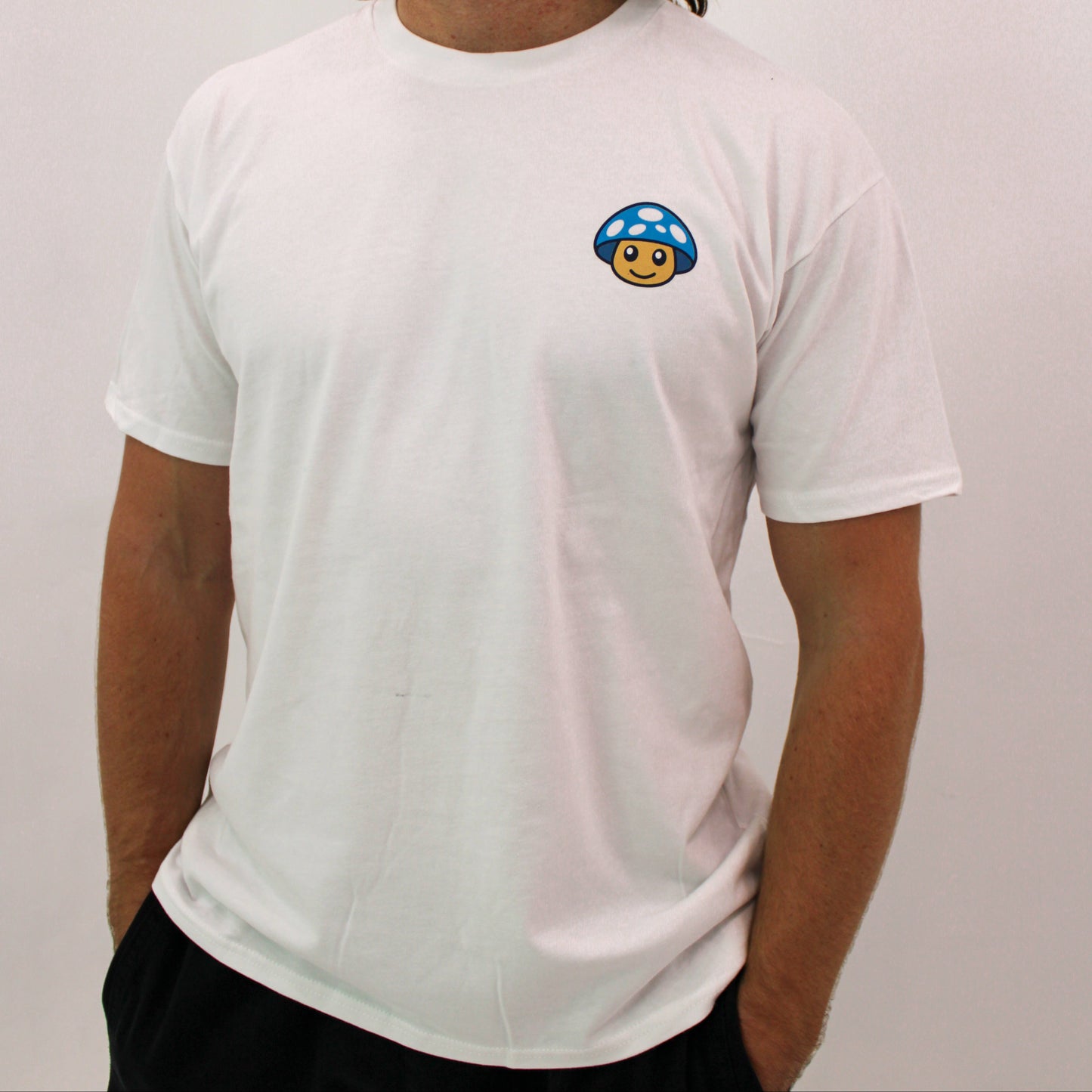 Myscelf Organic Cotton Heavyweight T-Shirt / Blue Mushroom