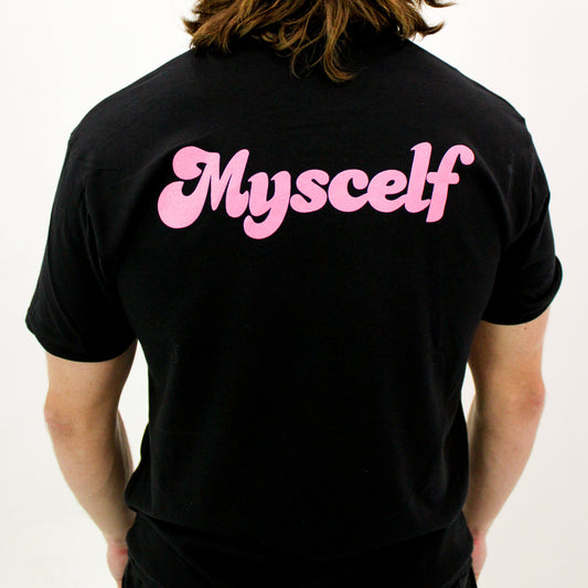 Myscelf Organic Cotton Heavyweight T-Shirt / Pink Mushroom