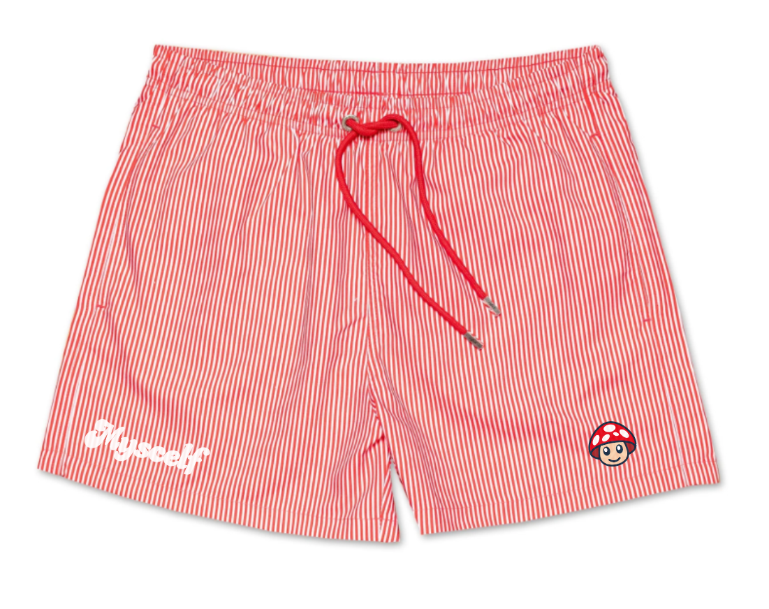 Myscelf Cotton Mushroom Swim Trunks