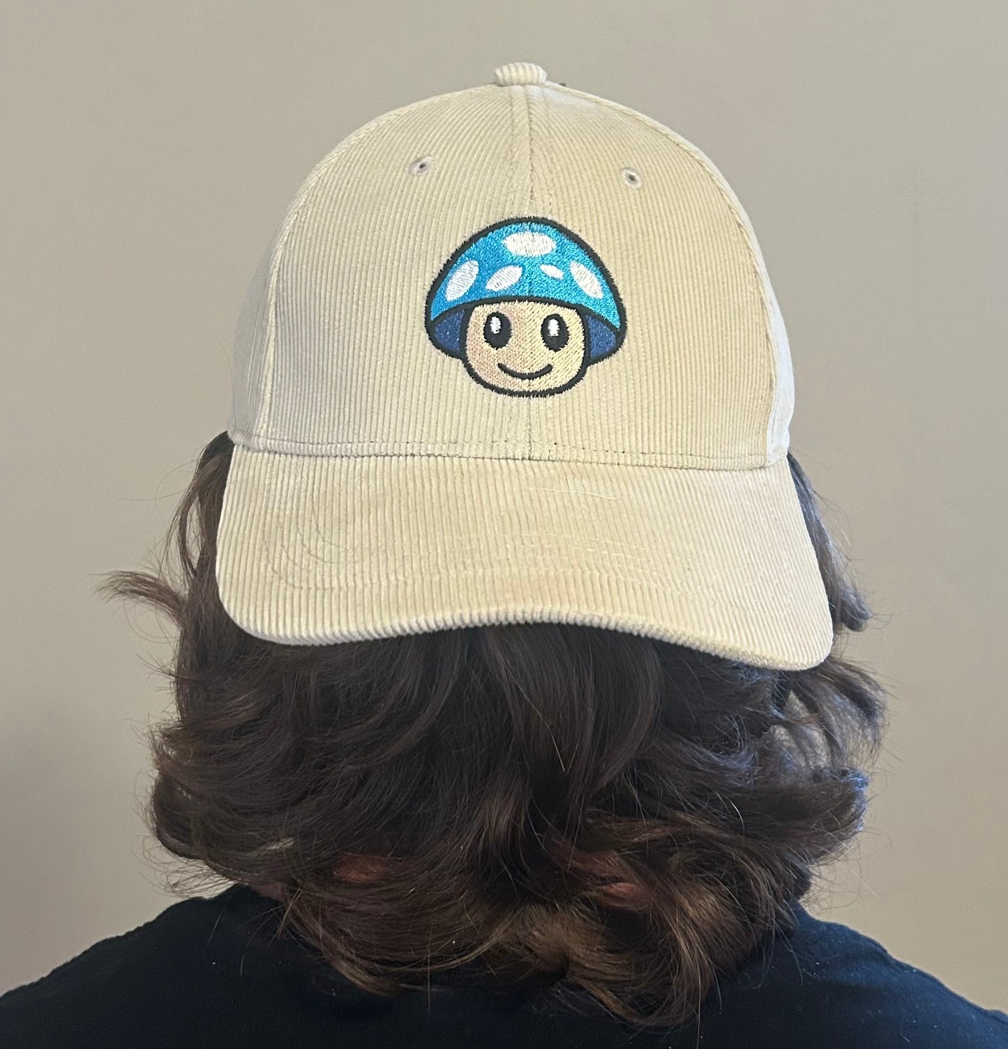 Organic Cotton Blue Mushroom Dad Cap