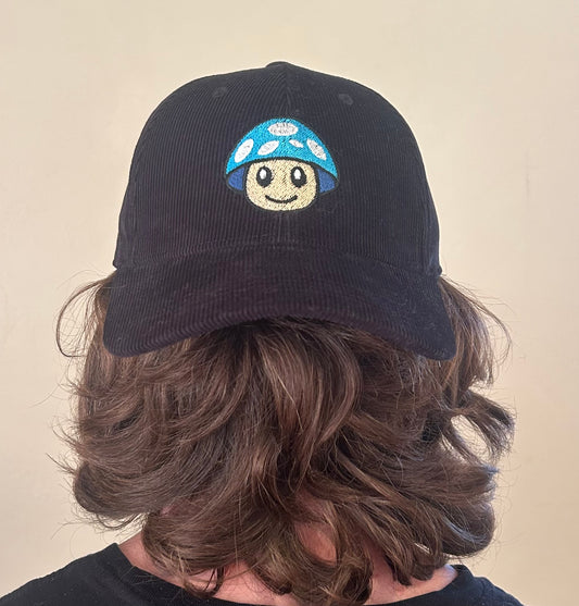 Organic Cotton Blue Mushroom Dad Cap