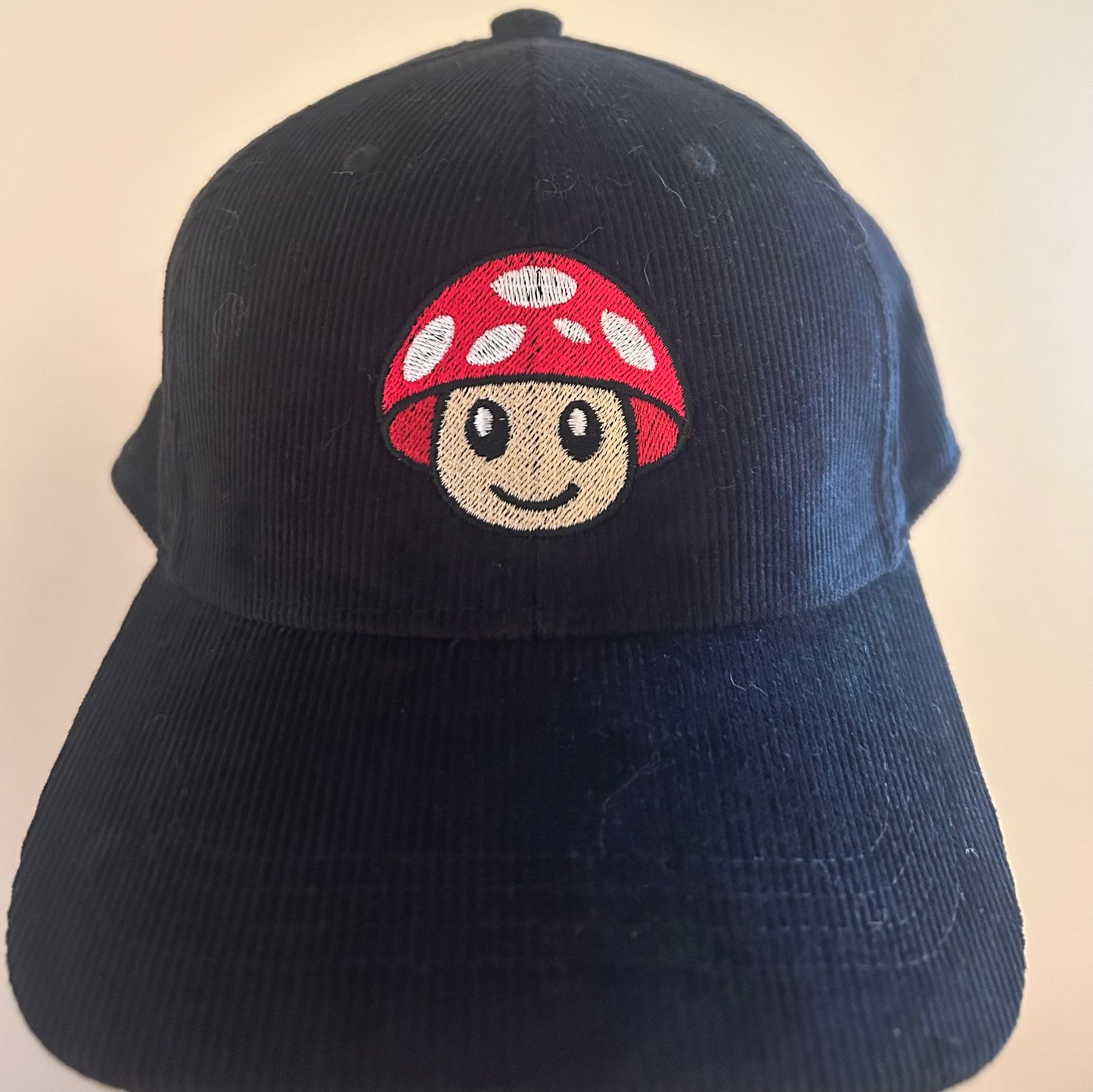 Organic Cotton Red Mushroom Dad Cap