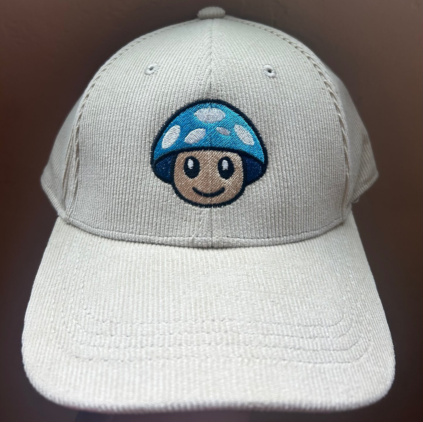 Organic Cotton Blue Mushroom Dad Cap